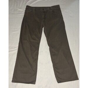 PrAna Slim Fit Pants Mens 42x32 Brown Excellent‎ Organic Cotton Breathe Hiking